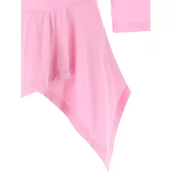 Three Quarter Sleeve Skirted T-shirt - ight Pink