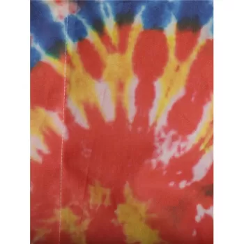 Tie Dye Print Hidden Button Shirt -