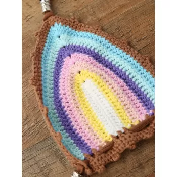 Trendy Halter  Knitted Colored Women's Bikini Set -  One Size(fit Size Xs To