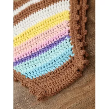 Trendy Halter  Knitted Colored Women's Bikini Set -  One Size(fit Size Xs To