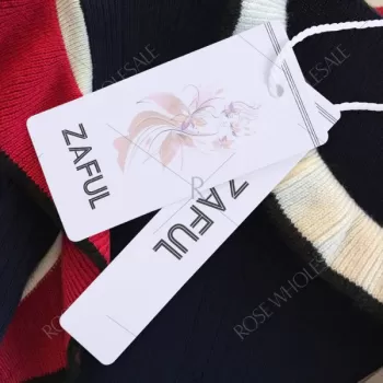 Trendy Scoop Neck Long Sleeve Ruffled Color Blocking Knitted Women Sweater - Cerulean One Size(fit Size Xs To