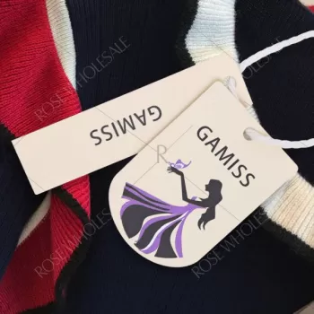 Trendy Scoop Neck Long Sleeve Ruffled Color Blocking Knitted Women Sweater - Cerulean One Size(fit Size Xs To