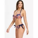 United Kingdom Flag Bikini Set - Fire Engine Red