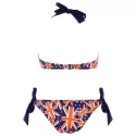 United Kingdom Flag Bikini Set - Fire Engine Red