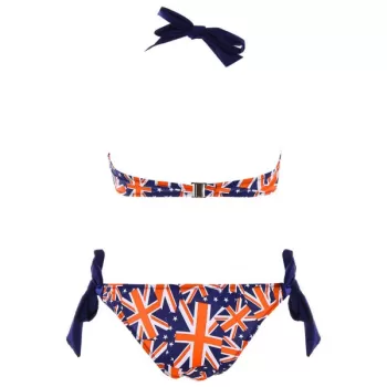 United Kingdom Flag Bikini Set - Fire Engine Red