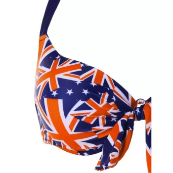 United Kingdom Flag Bikini Set - Fire Engine Red