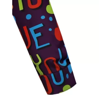 Valentine's Day etters Heart Print Casual Shirt -