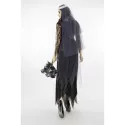Women\'s Zombie Ghost Bride Fancy Dress Halloween Costume - Black And Grey