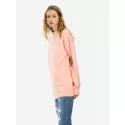 ZAN.STYLE Loose Fleece Sweatshirt - Pink