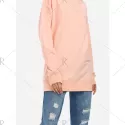 ZAN.STYLE Loose Fleece Sweatshirt - Pink