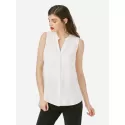 ZAN.STYE Sleeveless Blouse - White