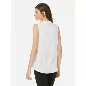 ZAN.STYE Sleeveless Blouse - White