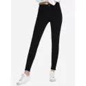ZAN.STYE Slim Stretchy Pencil Pants - Black