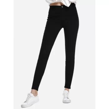 ZAN.STYE Slim Stretchy Pencil Pants - Black