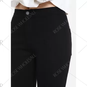 ZAN.STYE Slim Stretchy Pencil Pants - Black
