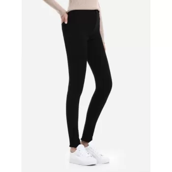 ZAN.STYLE Stretch Knit Skinny Jeans - Black