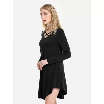 ZAN.STYLE Swing Dress - Black