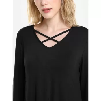 ZAN.STYLE Swing Dress - Black