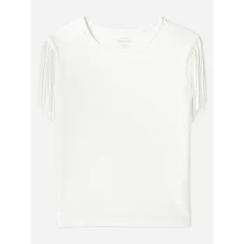 ZAN.STYE Tassel Sleeveless Tank Top - White